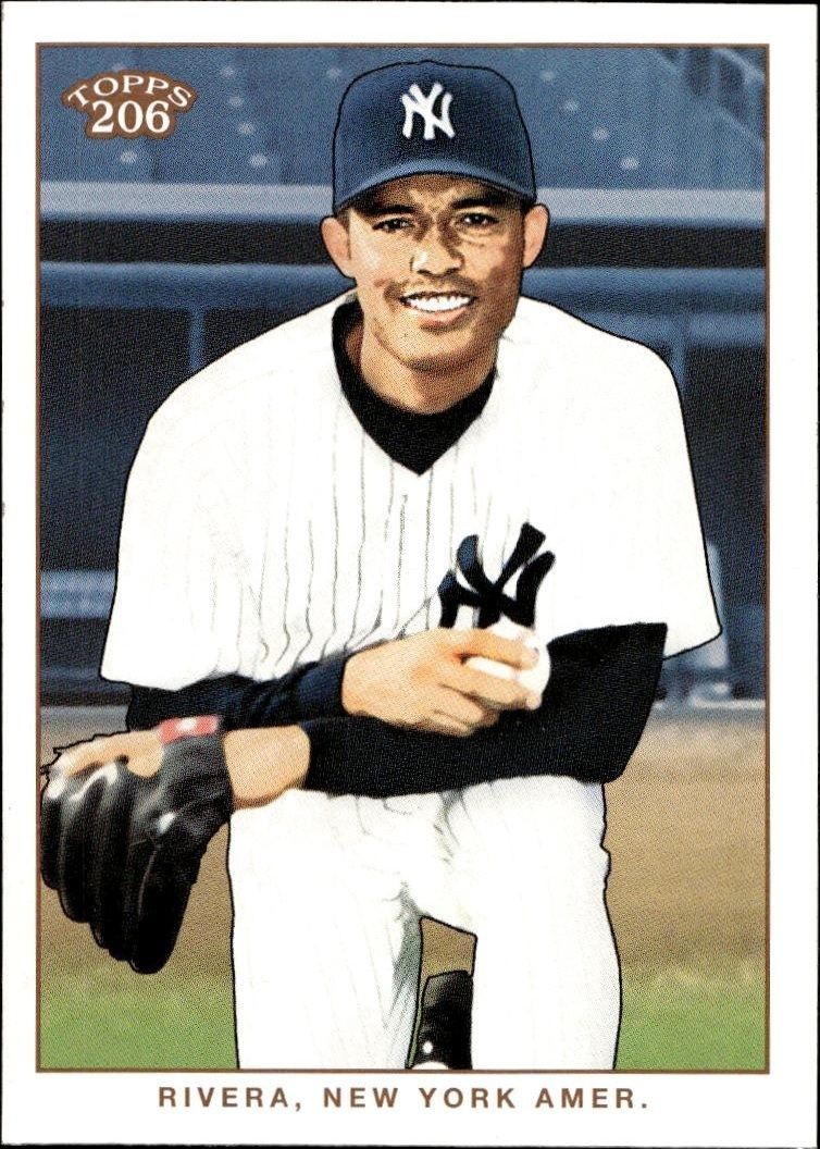 2002 Topps T206 Mariano Rivera #215 trading card