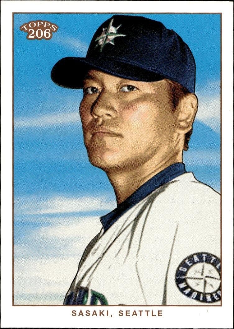 2002 Topps T206 Kazuhiro Sasaki #114 trading card