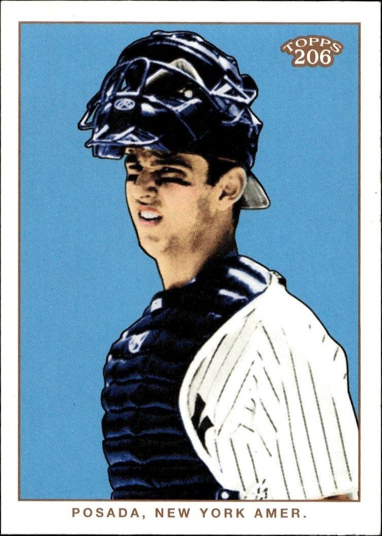 2002 Topps T206 Jorge Posada #111 trading card