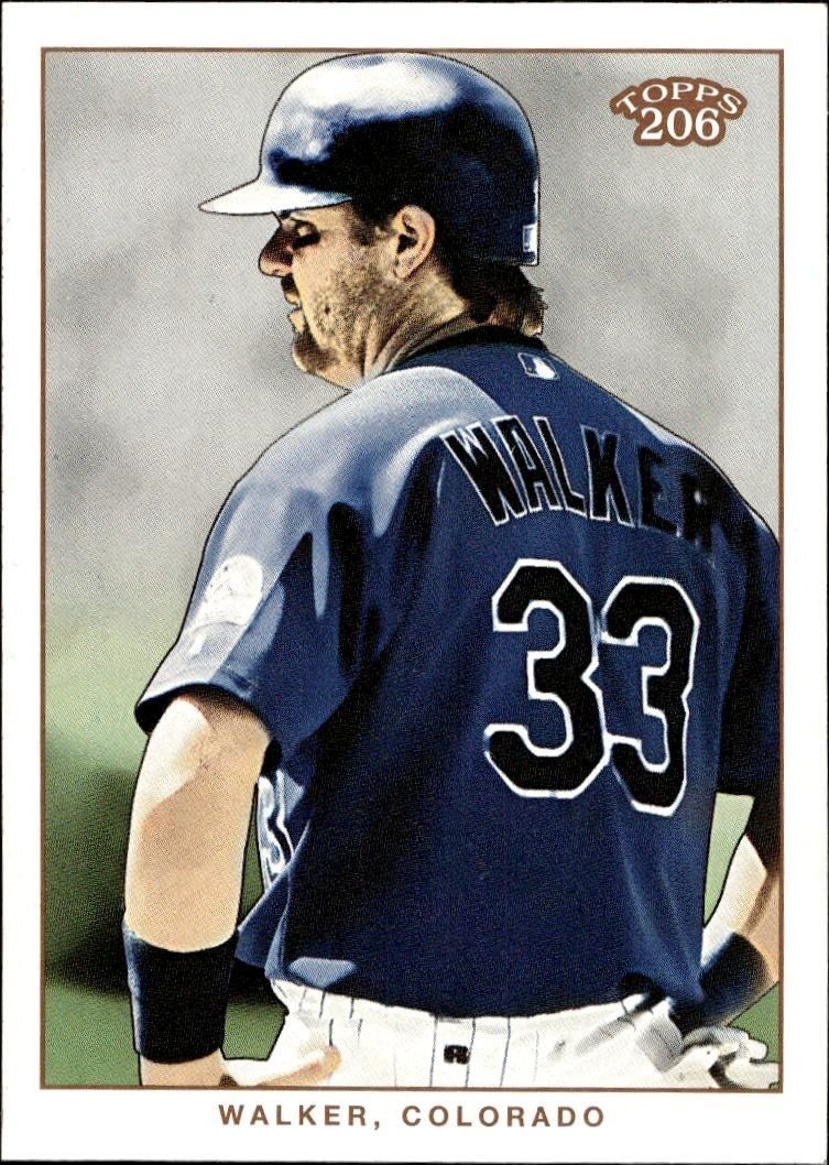 2002 Topps T206 Larry Walker #227 trading card