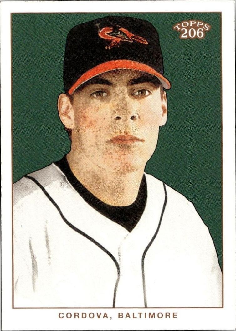 2002 Topps T206 Marty Cordova #223 trading card