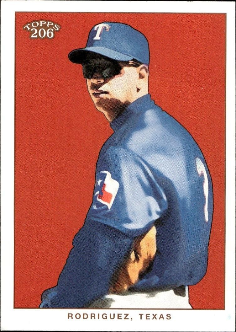 2002 Topps T206 Alex Rodriguez #221 trading card