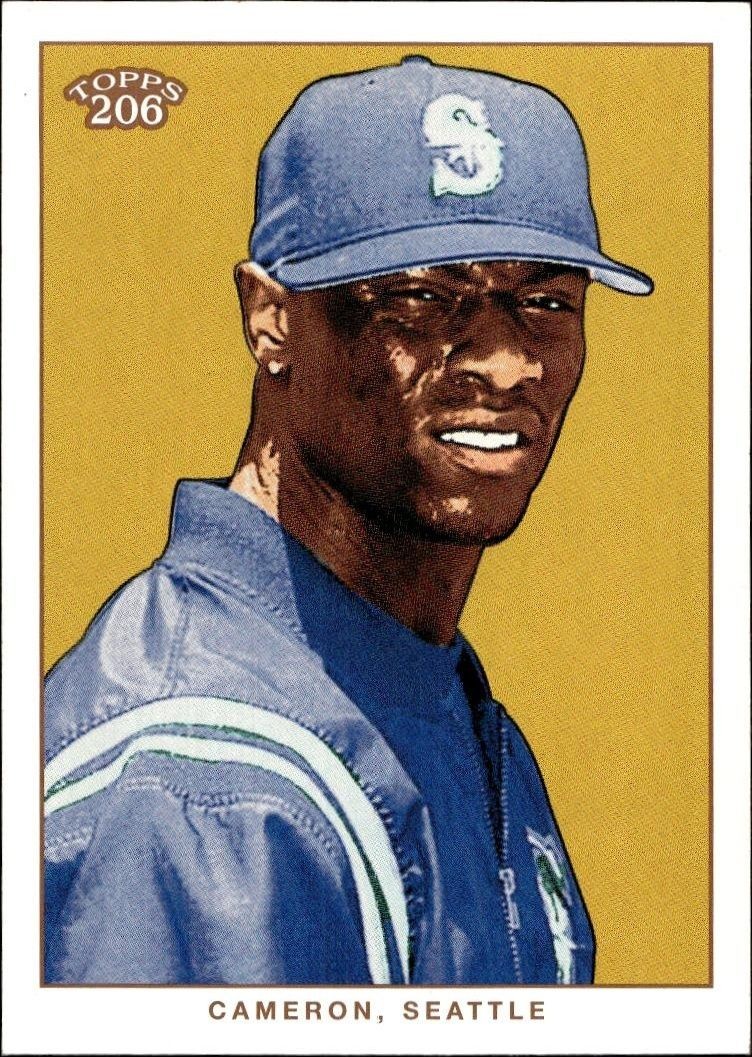 2002 Topps T206 Mike Cameron #90 trading card