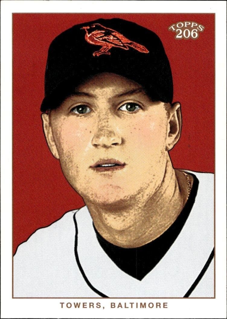 2002 Topps T206 Josh Towers #87 trading card