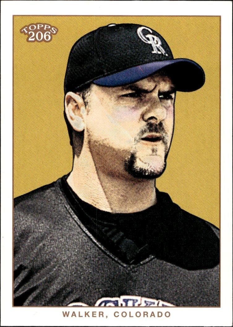 2002 Topps T206 Larry Walker #65 trading card