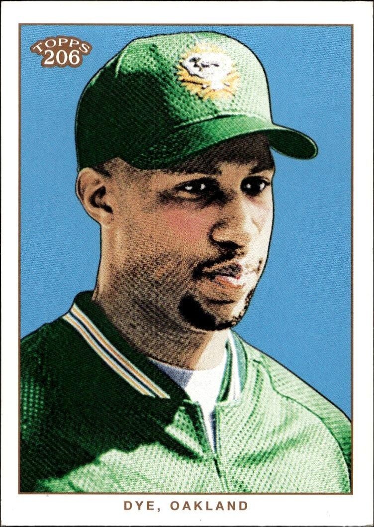 2002 Topps T206 Jermaine Dye #63 trading card