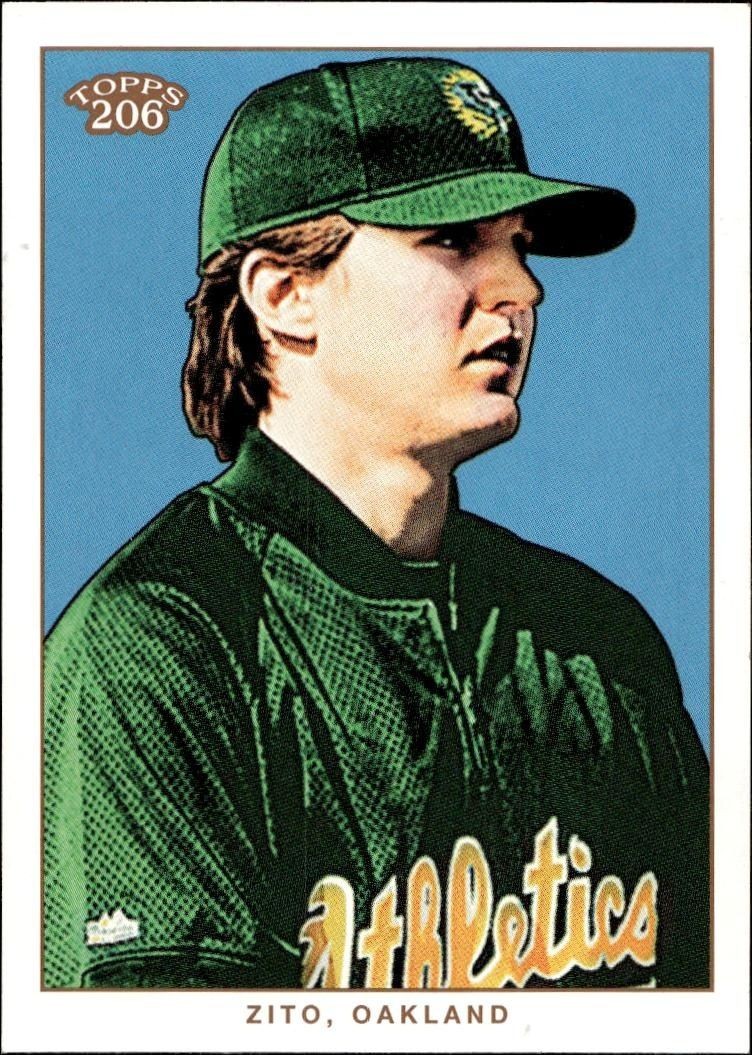 2002 Topps T206 Barry Zito #58 trading card
