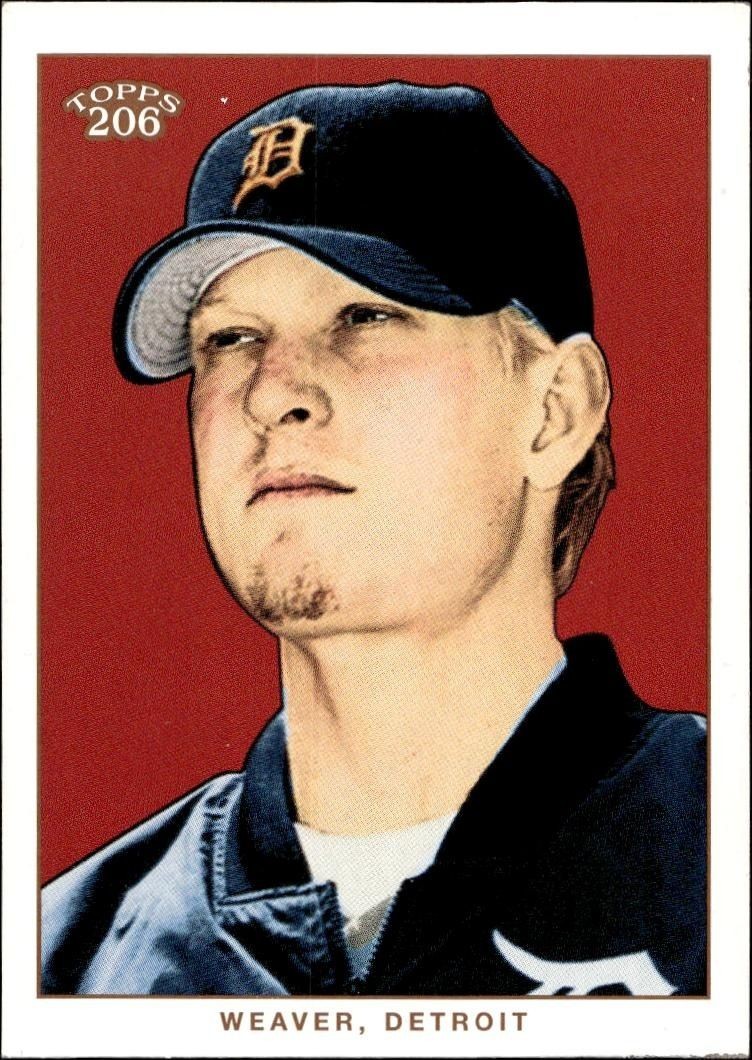 2002 Topps T206 Jeff Weaver #55 trading card
