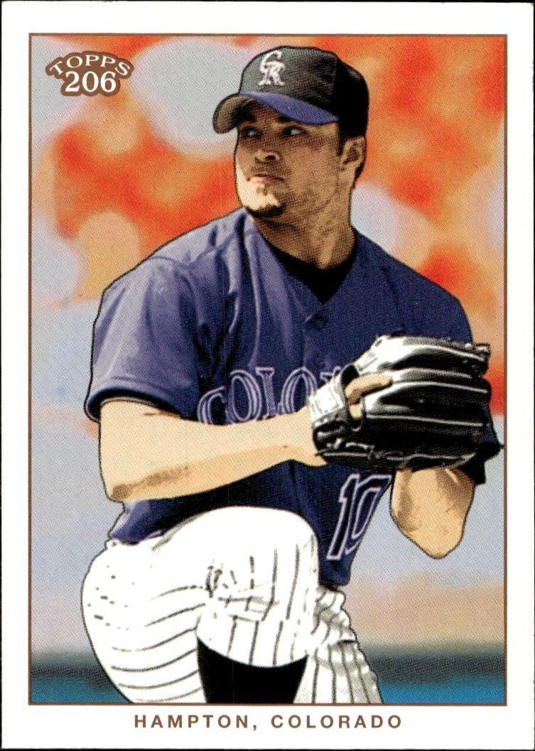 2002 Topps T206 Mike Hampton #107 trading card
