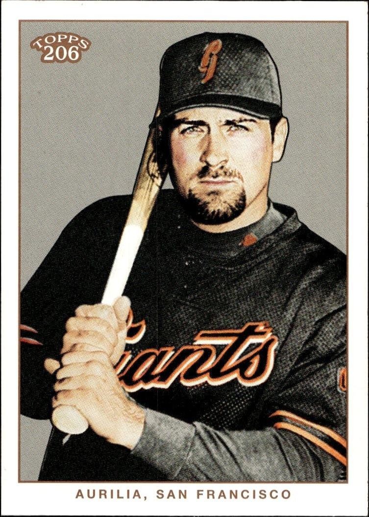 2002 Topps T206 Rich Aurilia #102 trading card