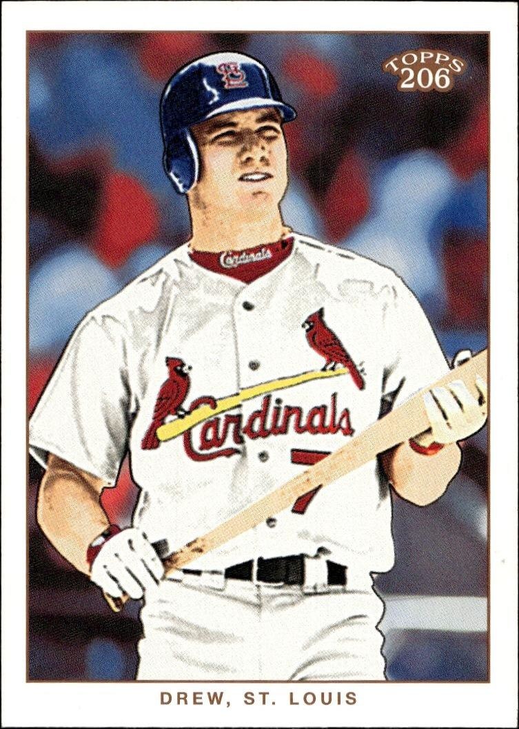 2002 Topps T206 J.D. Drew #83 trading card