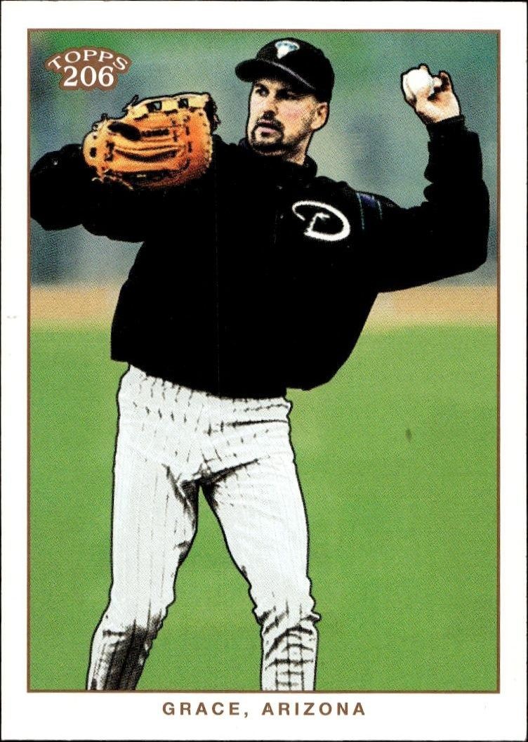 2002 Topps T206 Mark Grace #98 trading card