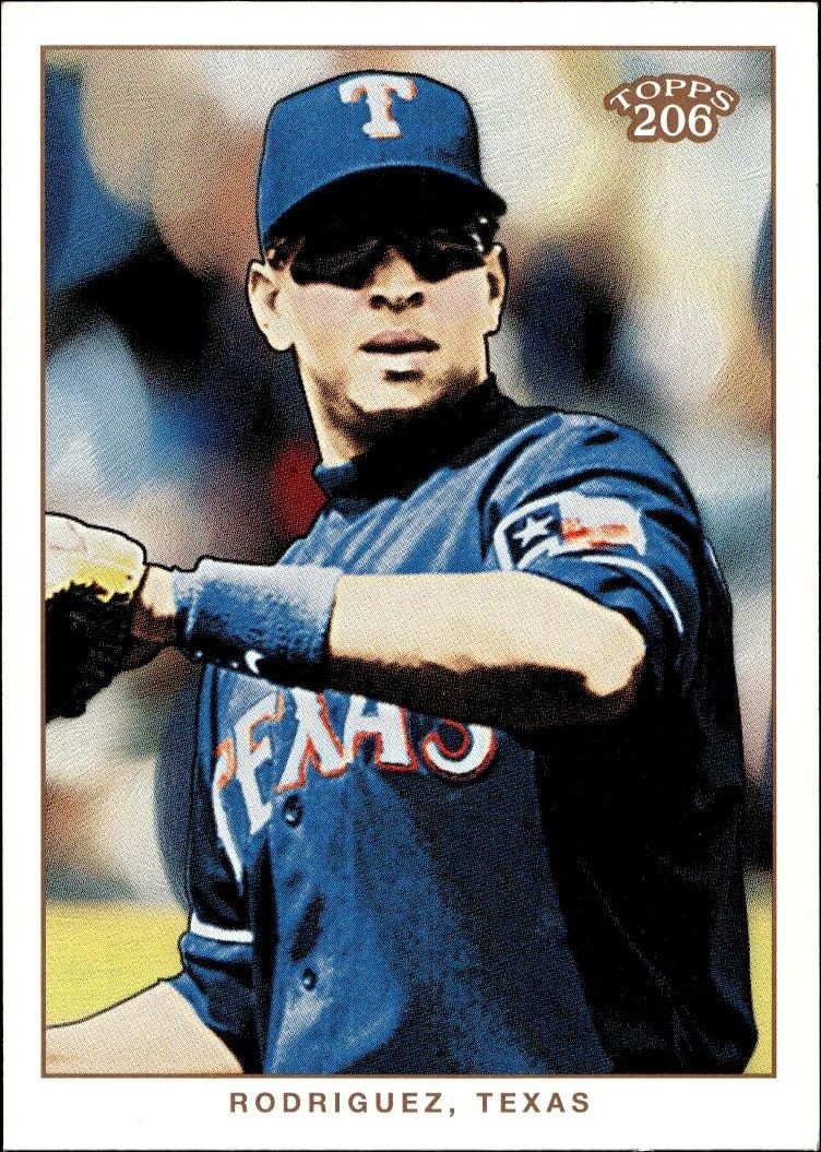 2002 Topps T206 Alex Rodriguez #92 trading card