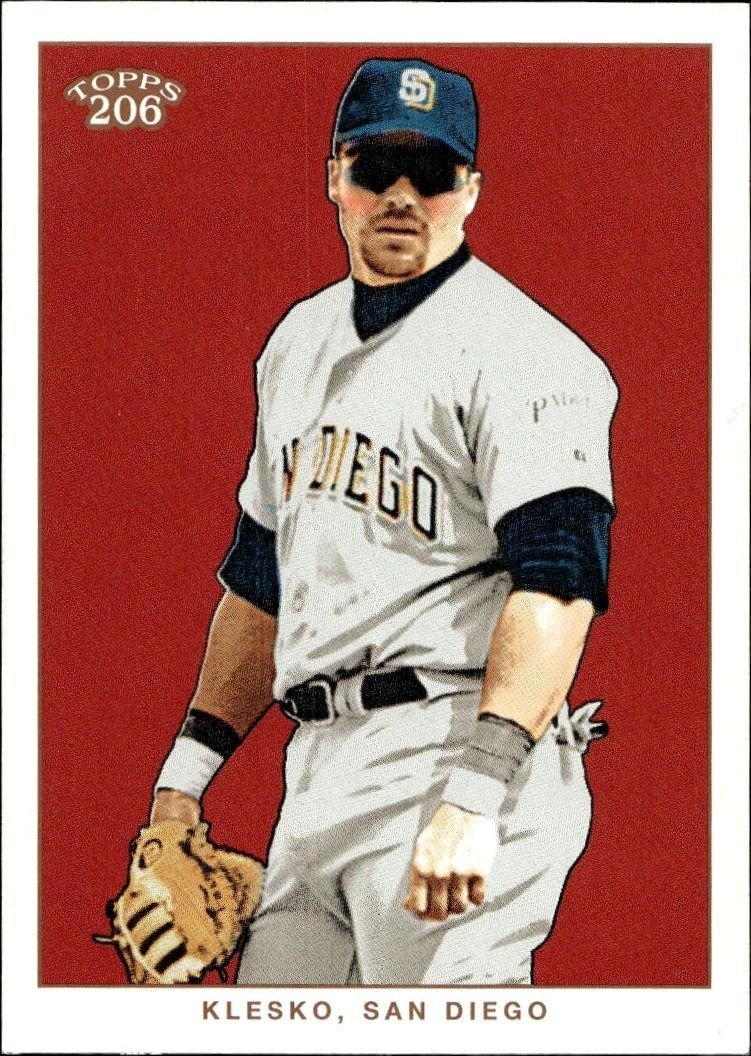 2002 Topps T206 Ryan Klesko #43 trading card