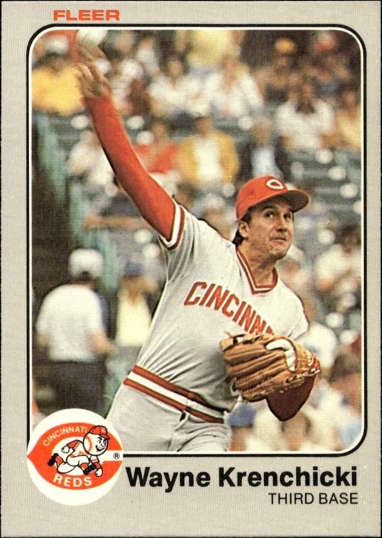 1983 Fleer Wayne Krenchicki #594 trading card