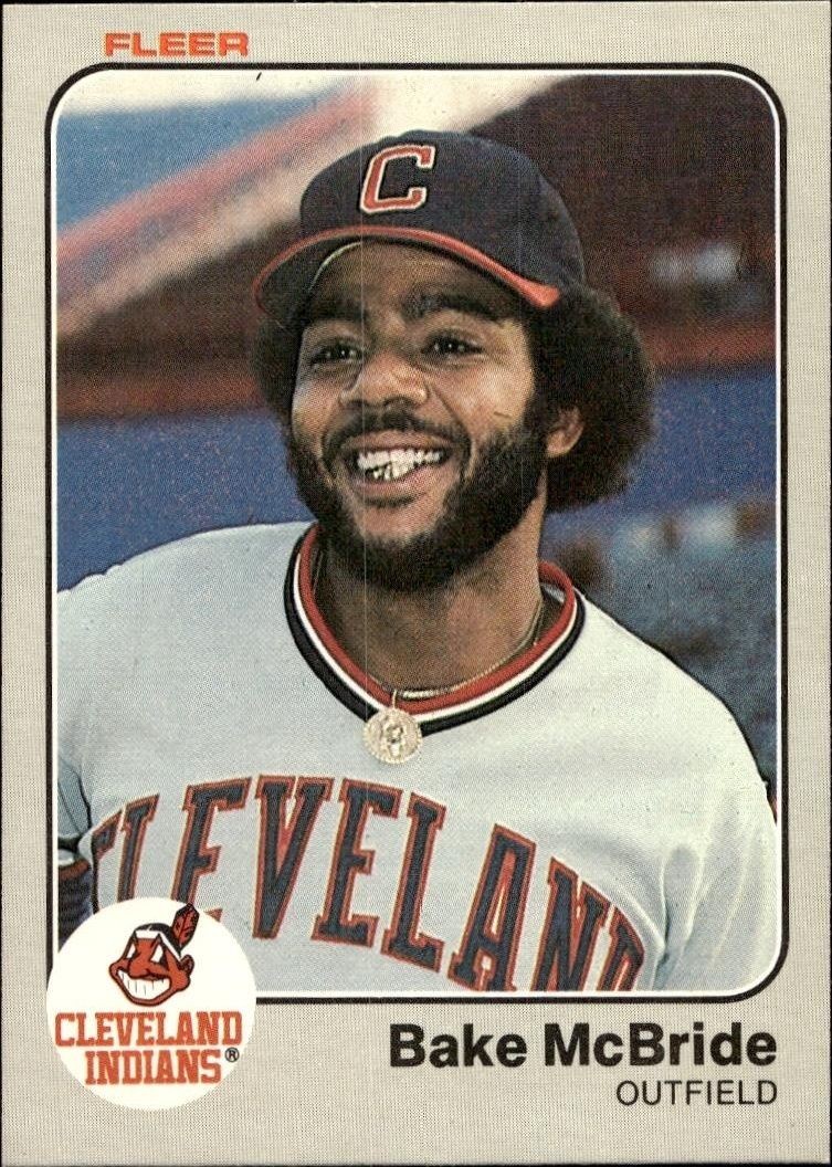 1983 Fleer Bake McBride #414 trading card