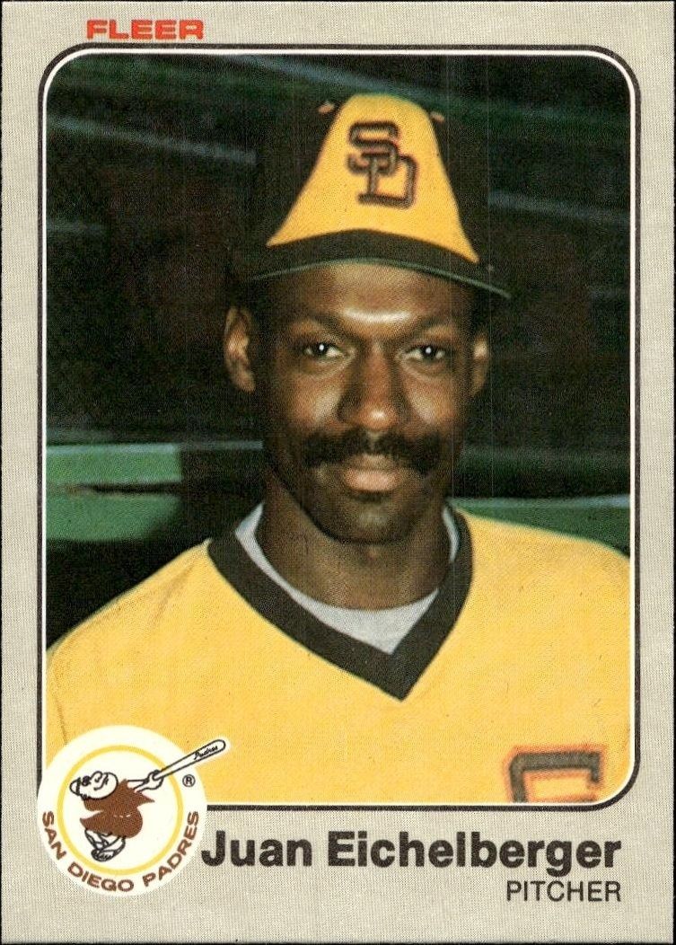 1983 Fleer Juan Eichelberger #358 trading card
