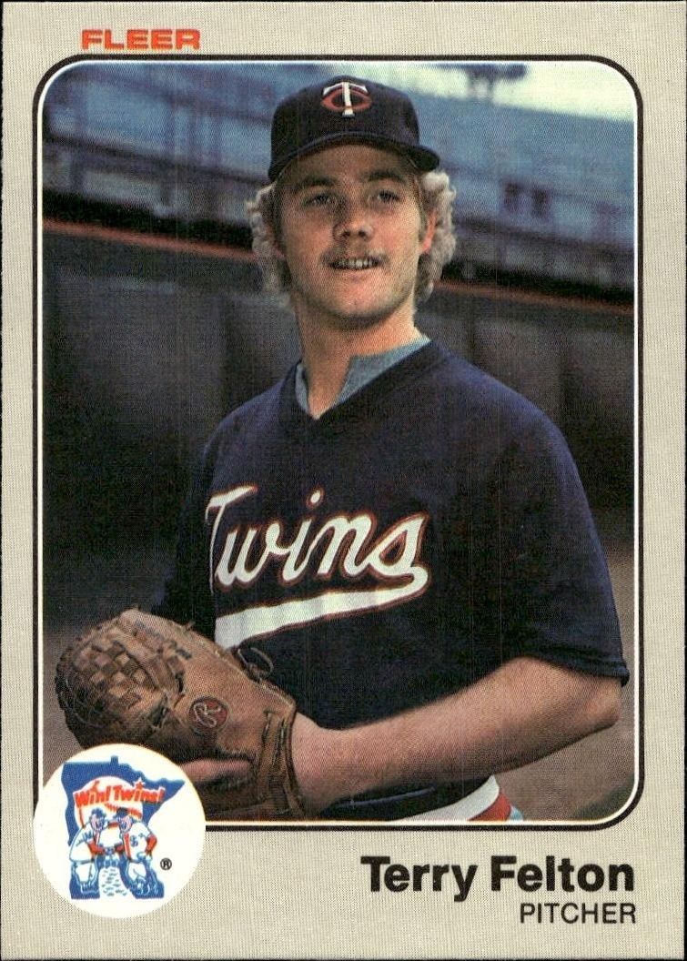 1983 Fleer Terry Felton #612 trading card