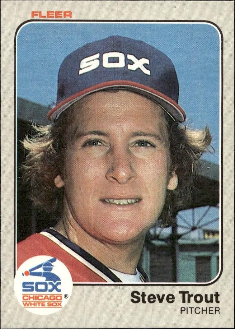 1983 Fleer Steve Trout #251 trading card