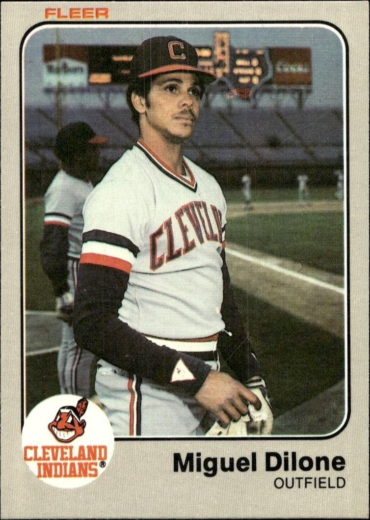 1983 Fleer Miguel Dilone #405 trading card