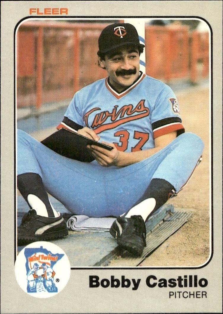 1983 Fleer Bobby Castillo #608 trading card