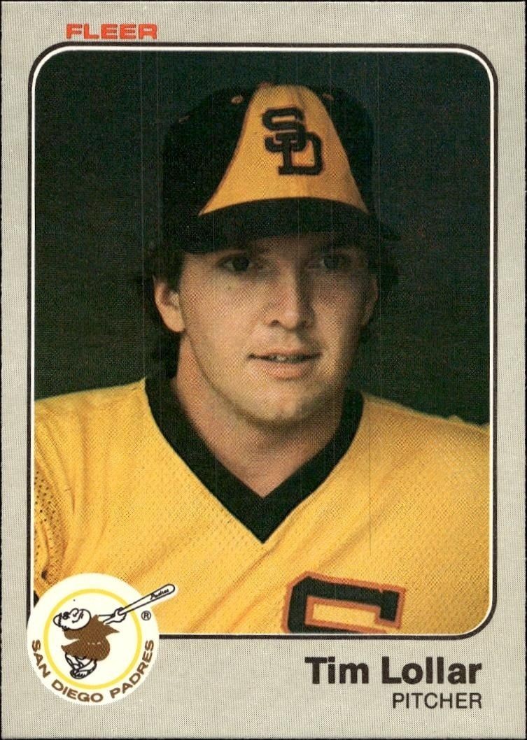 1983 Fleer Tim Lollar #365 trading card
