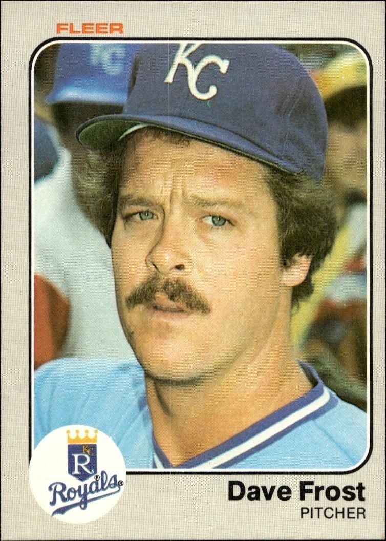 1983 Fleer Dave Frost #111 trading card