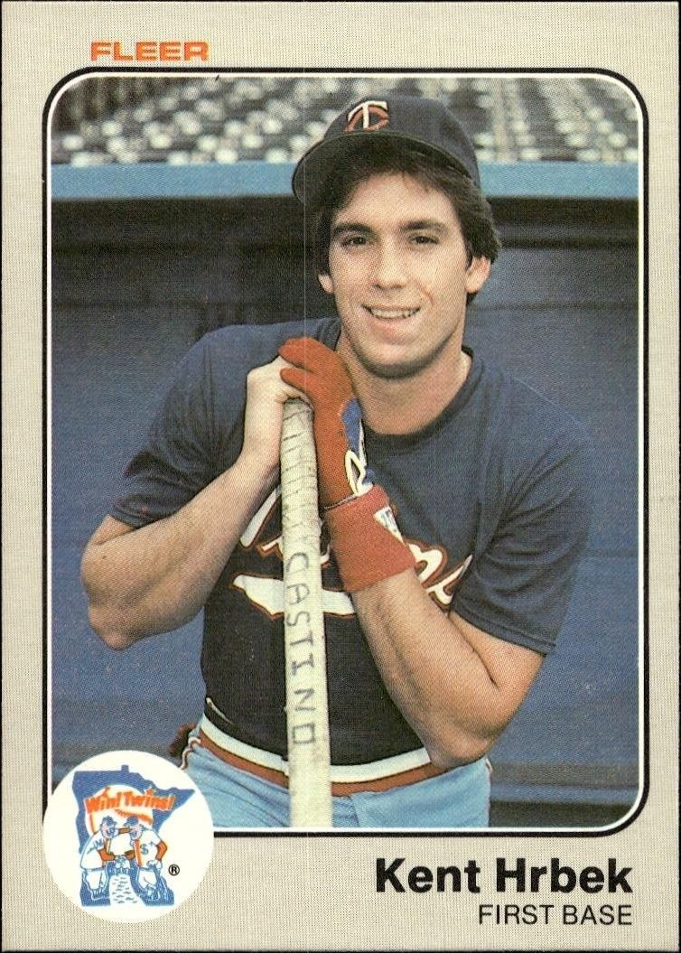 1983 Fleer Kent Hrbek #616 trading card