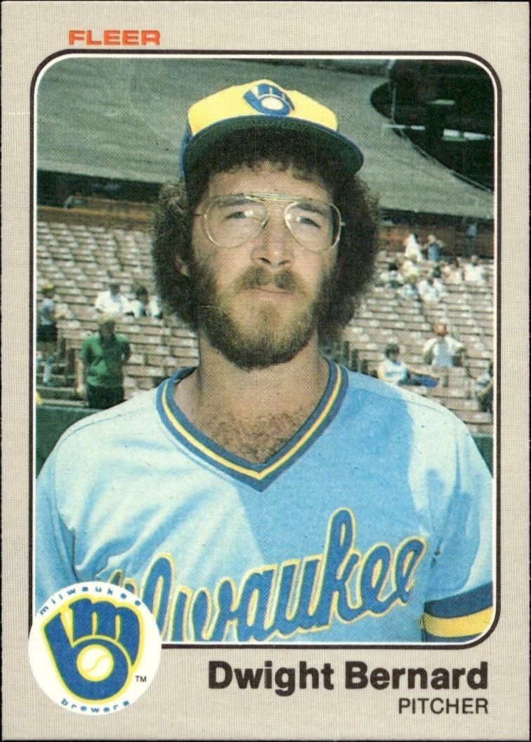 1983 Fleer Dwight Bernard #27 trading card