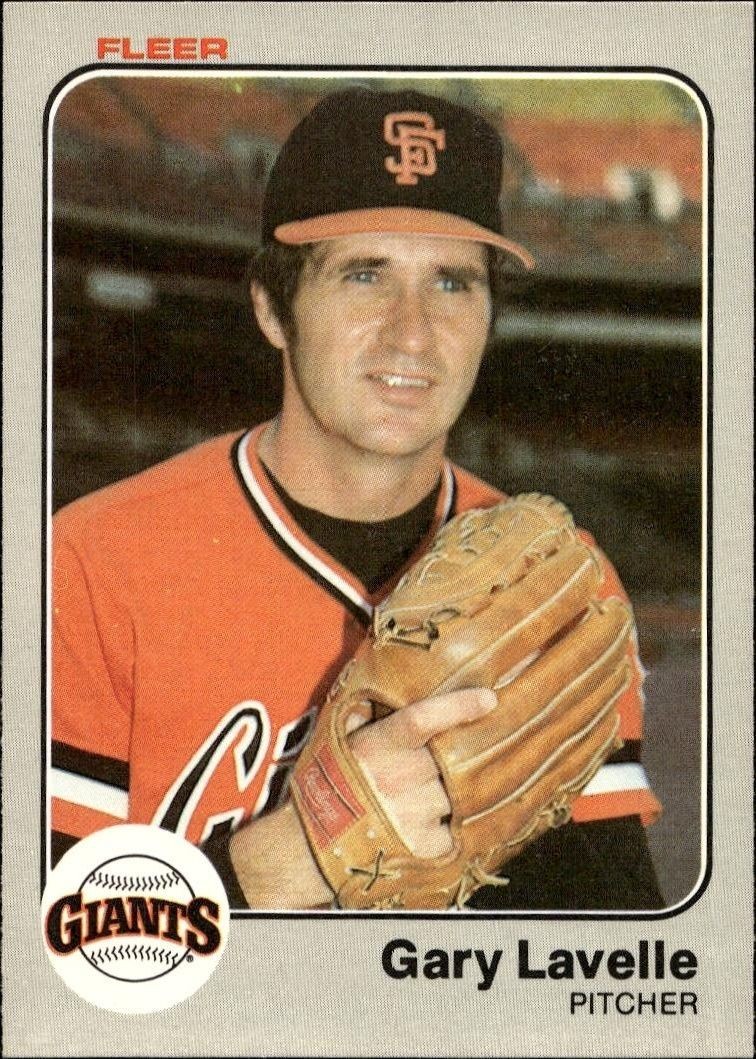 1983 Fleer Gary Lavelle #265 trading card