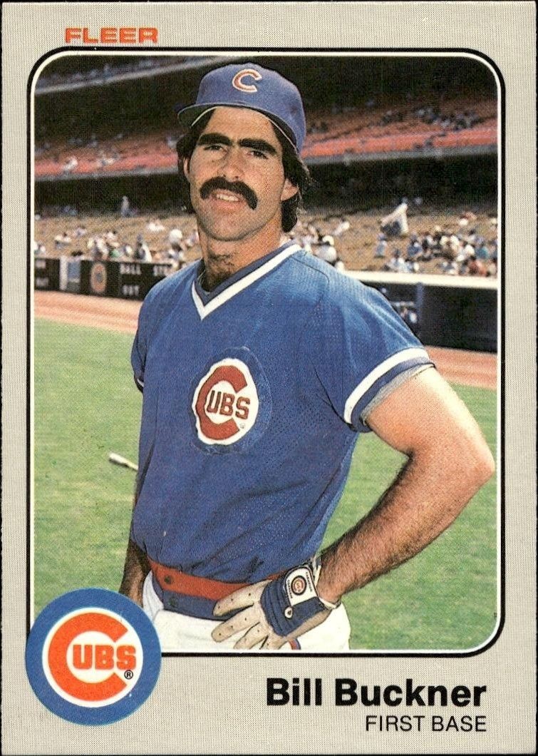1983 Fleer Bill Buckner #492 trading card