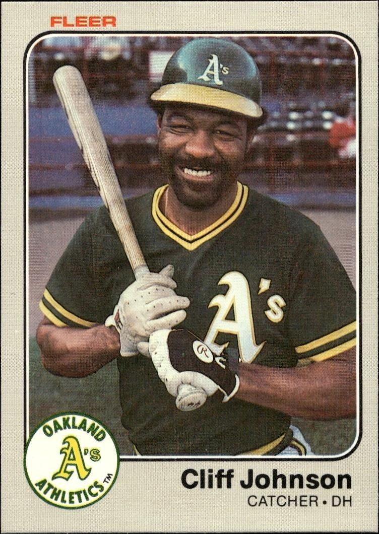 1983 Fleer Cliff Johnson #520 trading card