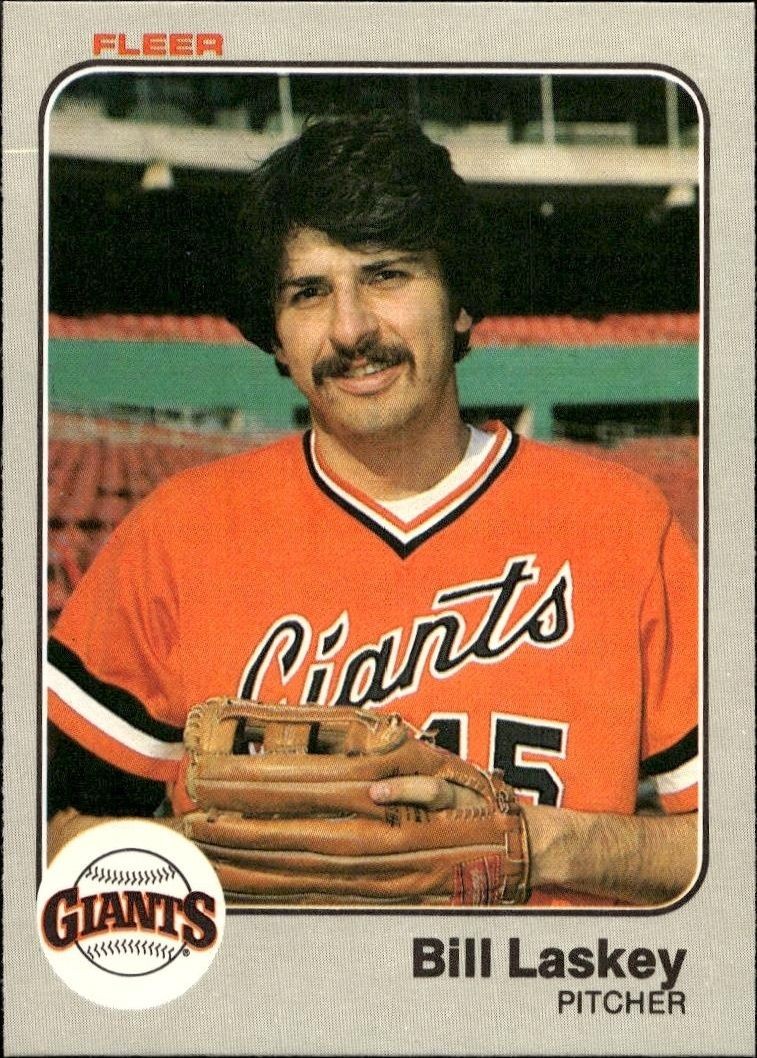 1983 Fleer Bill Laskey #264 trading card