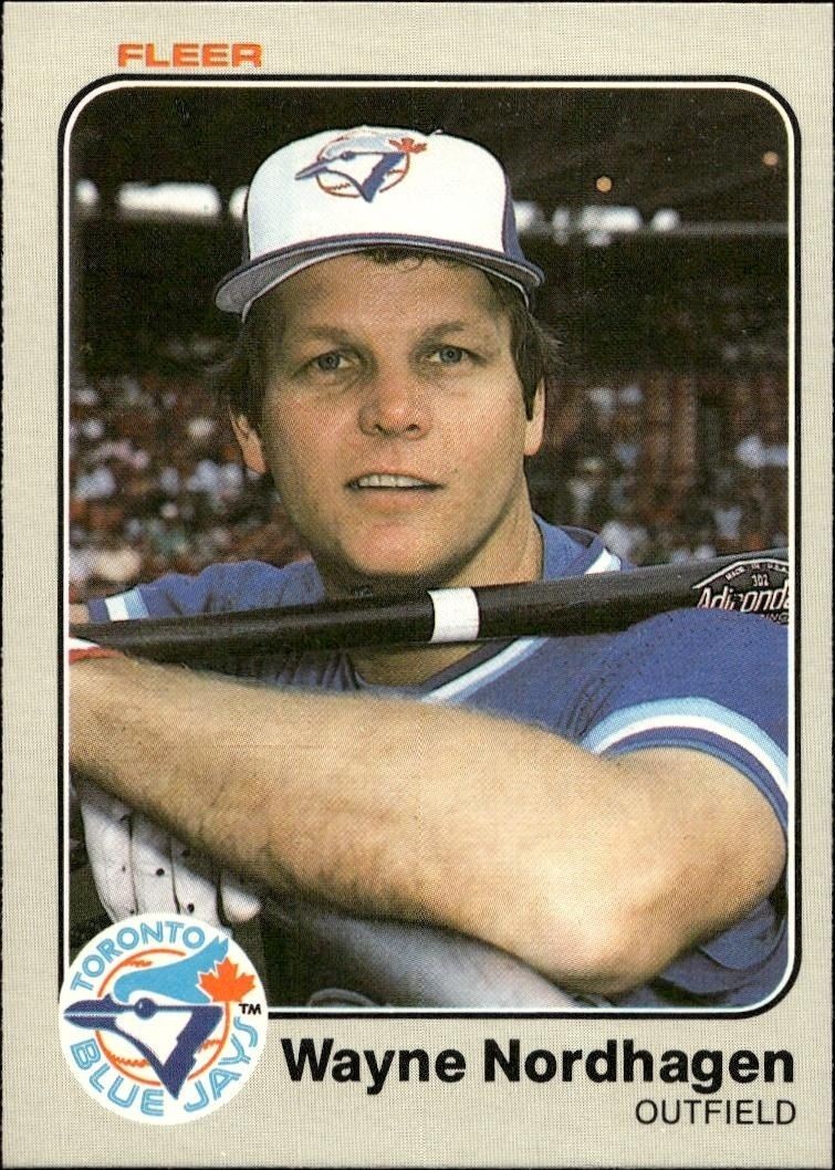 1983 Fleer Wayne Nordhagen #438 trading card