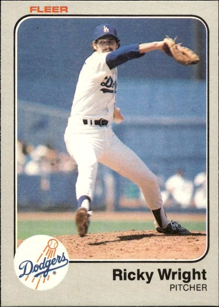 1983 Fleer Ricky Wright #226 trading card