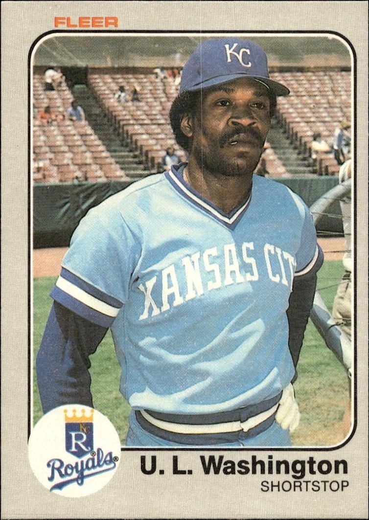 1983 Fleer U.L. Washington #125 trading card