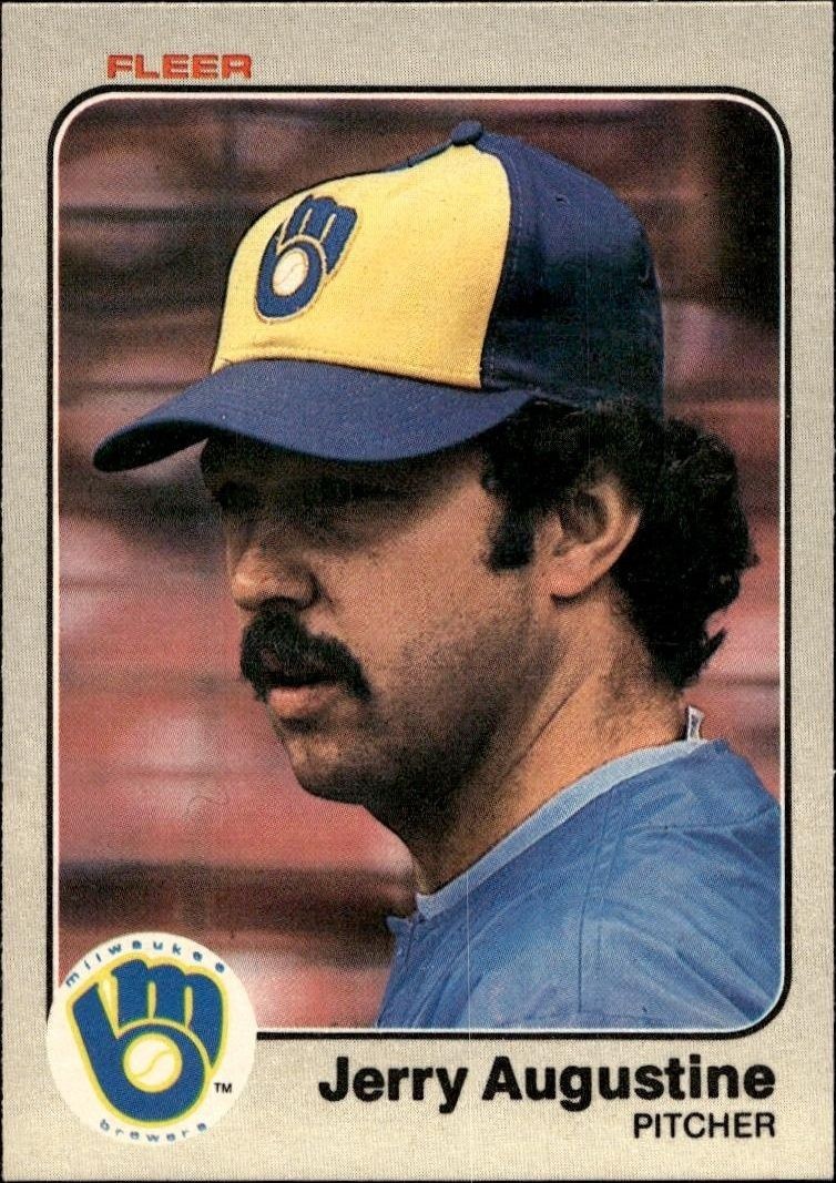1983 Fleer Jerry Augustine #26 trading card