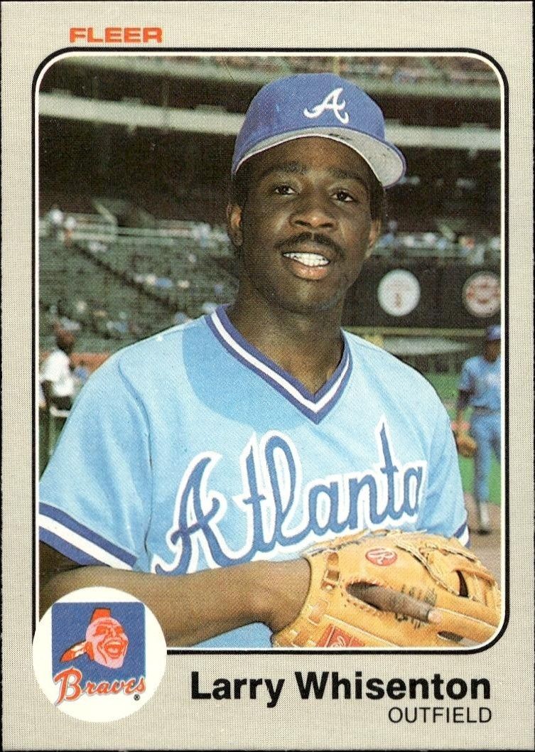 1983 Fleer Larry Whisenton #152 trading card