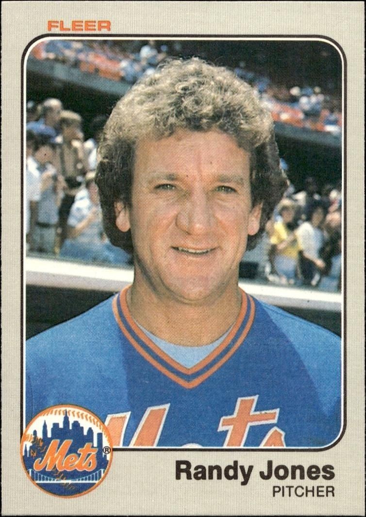 1983 Fleer Randy Jones #546 trading card