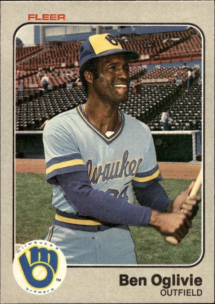 1983 Fleer Ben Oglivie #43 trading card