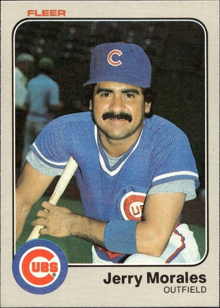 1983 Fleer Jerry Morales #502 trading card