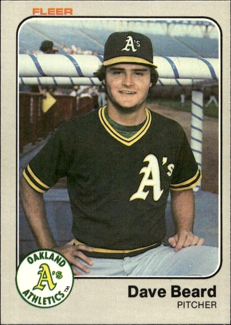 1983 Fleer Dave Beard #514 trading card