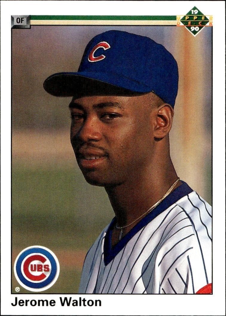 1990 Upper-Deck Low Number Jerome Walton #345 trading card
