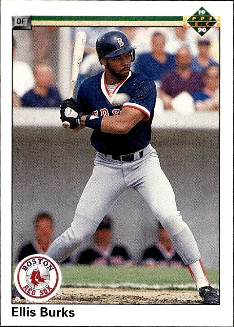 1990 Upper-Deck Low Number Ellis Burks #343 trading card
