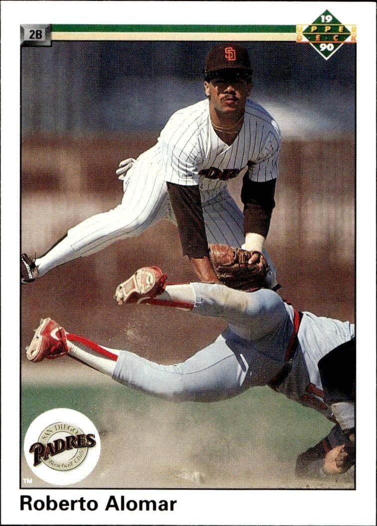 1990 Upper-Deck Low Number Roberto Alomar #346 trading card