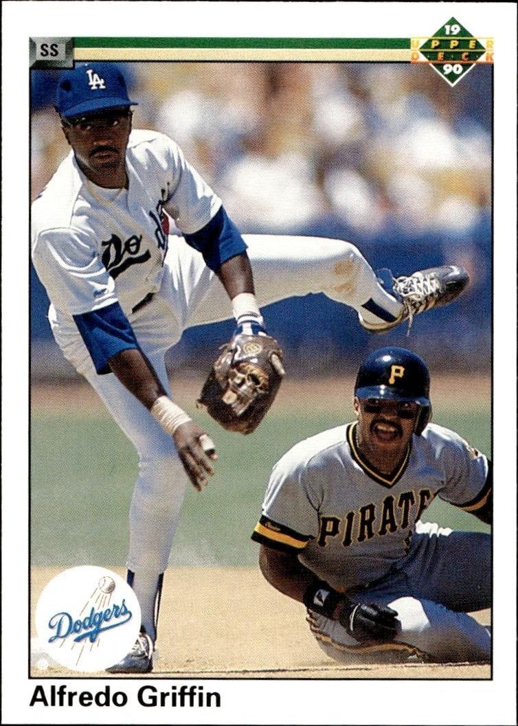 1990 Upper-Deck Low Number Alfredo Griffin #338 trading card