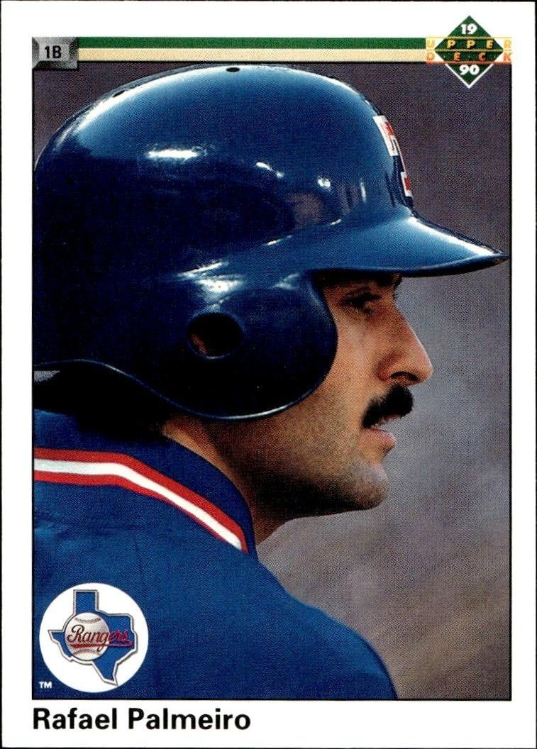 1990 Upper-Deck Low Number Rafael Palmeiro #335 trading card