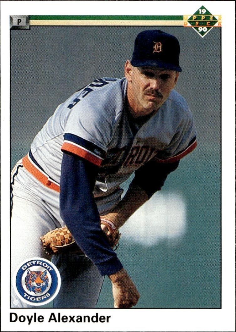 1990 Upper-Deck Low Number Doyle Alexander #330 trading card