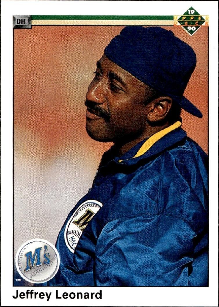 1990 Upper-Deck Low Number Jeffrey Leonard #331 trading card