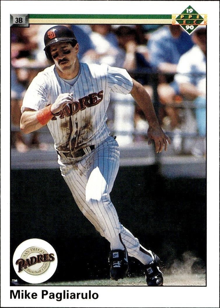 1990 Upper-Deck Low Number Mike Pagliarulo #329 trading card